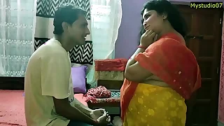 Indian Hot Bhabhi XXX sex all round Innocent Boy&excl; all round Clear Audio