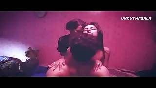 Hardcore mff Threesome sex scene with wife and angel of mercy Indian desi netting series